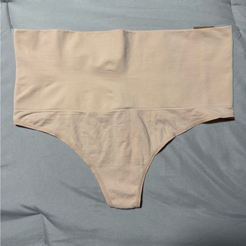 PINK Victoria's Secret High-Waist Shapewear in Nude
